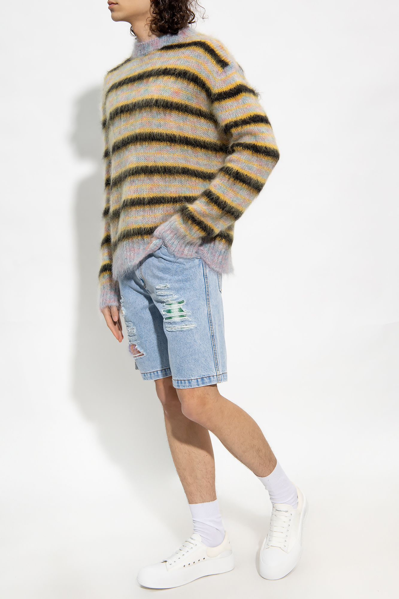Blue Denim shorts Marni - SchaferandweinerShops Canada